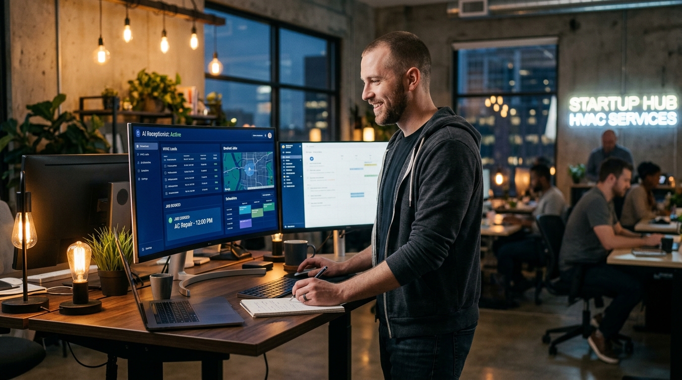 AI HVAC Receptionist: Stop Missing Leads & Book Jobs